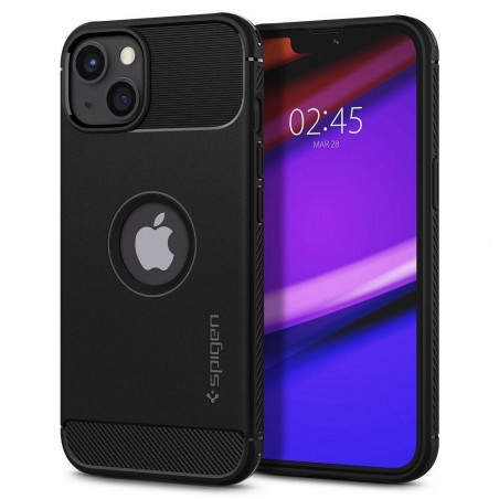 Kryt Spigen Armor na Apple iPhone 13 Uhlíkové vlákno, Elegant  Čierny