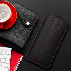 Univerzálne puzdro Pocket Case Ultra Slim M4 na Apple iPhone 13 Čierny