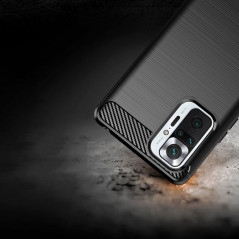 Kryt Carbon na XIAOMI Poco M3 Pro 5G Elegant  Čierny