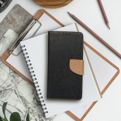 Peňaženkové puzdro Fancy Book na XIAOMI Redmi Note 10 Čierny