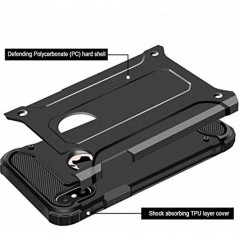 Tvrdený kryt Armor na Apple iPhone XS Čierny