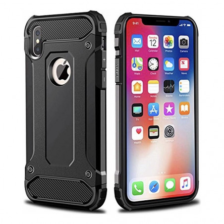 Tvrdený kryt Armor na Apple iPhone XS Čierny