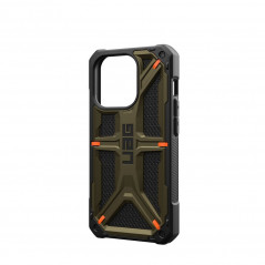 Kryt Urban Armor Gear Monarch Pro na Apple iPhone 15 Pro MagSAFE  Kevlar element green
