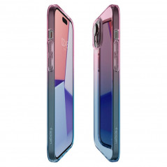 Kryt Spigen Liquid Crystal na Apple iPhone 15 Krištáľovo čistý  Do ružova