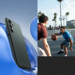 Kryt Spigen  Liquid Air na Samsung Galaxy S23 FE Temne zelená