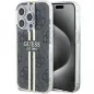 Kryt Guess 4G Gold Stripe na Apple iPhone 15 Pro Elegant  Čierny
