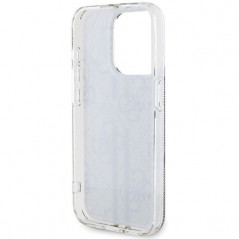 Kryt Guess 4G Gold Stripe na Apple iPhone 15 Pro Elegant  Hnedý