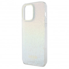 Kryt Guess IML Faceted Mirror na Apple iPhone 13 Pro Elegant  Dúhové disco