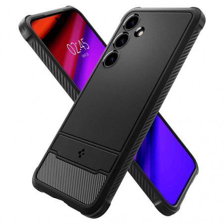 Kryt Spigen Armor na Samsung Galaxy S24 Uhlíkové vlákno, Elegant  Čierny