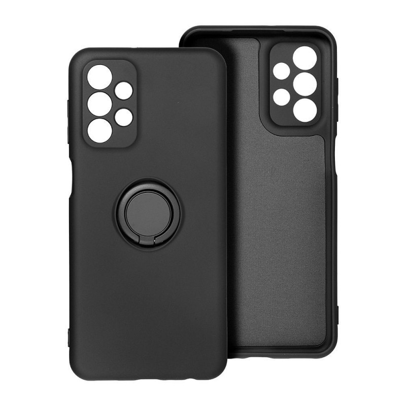 Kryt Silicone ring na Samsung Galaxy A55 Čierny