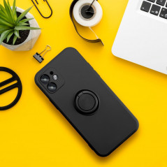 Kryt Silicone ring na Samsung Galaxy A55 Čierny