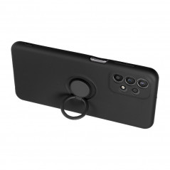 Kryt Silicone ring na Samsung Galaxy A55 Čierny