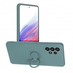 Kryt Silicone ring na Samsung Galaxy A55 Zelený