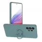 Kryt Silicone ring na Samsung Galaxy A55 Zelený