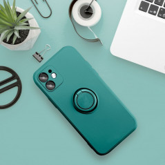 Kryt Silicone ring na Samsung Galaxy A55 Zelený