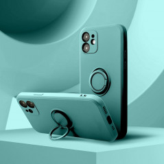 Kryt Silicone ring na Samsung Galaxy A55 Zelený