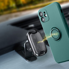 Kryt Silicone ring na Samsung Galaxy A55 Zelený