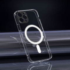 Kryt Clear Mag Cover na Apple iPhone 12 mini MagSAFE  Transparentný