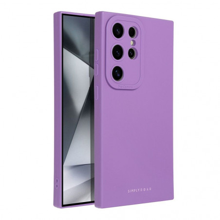 Kryt Roar Luna na Samsung Galaxy S24 ULTRA Jednofarebný, Štýlový, Estetický doplnok  Fialový (Violet)