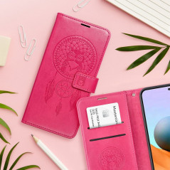 Peňaženkové puzdro MEZZO Book na XIAOMI Redmi Note 13 Pro 4G Lapač snov  Purpurový