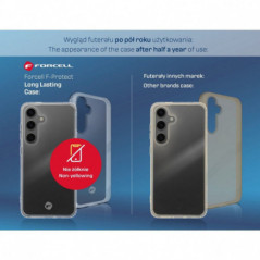 Kryt Forcell F-Protect Long Lasting na Samsung Galaxy A14 5G Transparentný