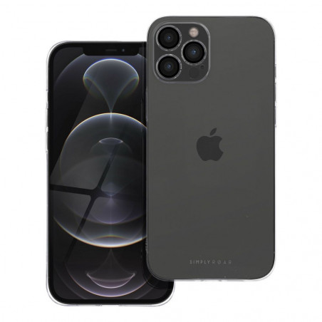 Kryt Roar Pure Simple Fit  na Apple iPhone 12 Pro Max Transparentný