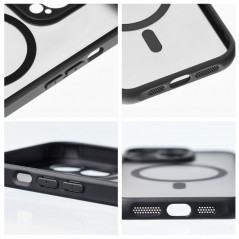 Kryt Matte Mag Cove na Apple iPhone 15 Pro MagSAFE  Čierny 