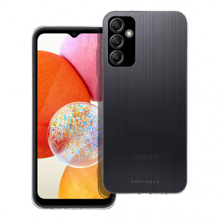 Kryt Roar Pure Simple Fit  na Samsung Galaxy A14 5G Transparentný