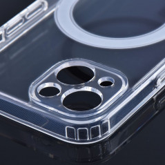 Kryt Clear Mag Cover na Apple iPhone 15 Pro MagSAFE  Transparentný