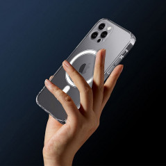 Kryt Clear Mag Cover na Apple iPhone 15 Pro MagSAFE  Transparentný