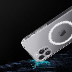 Kryt Clear Mag Cover na Apple iPhone 15 Pro MagSAFE  Transparentný