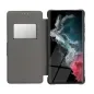 Peňaženkové puzdro Razor Book na Samsung Galaxy S23 FE Uhlíkové vlákno, Karbónový vzor  Tmavo zelený