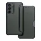 Peňaženkové puzdro Razor Book na Samsung Galaxy S23 FE Uhlíkové vlákno, Karbónový vzor  Tmavo zelený