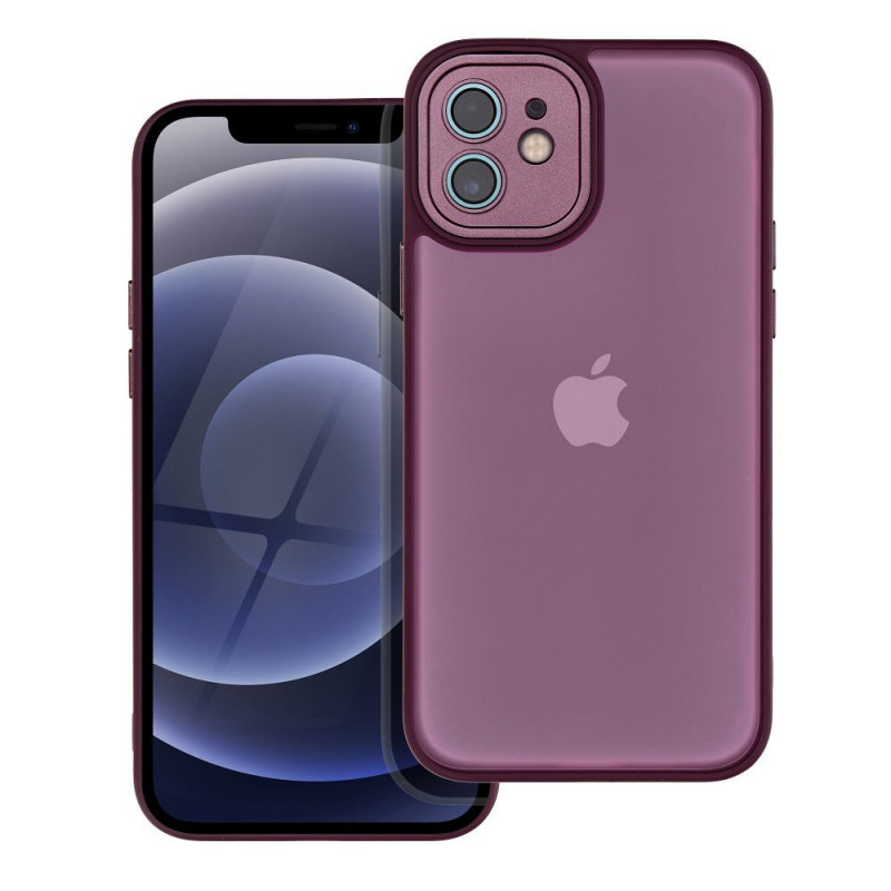 Kryt VARIETE na Apple iPhone 12 Elegant  Fialový (Purple)