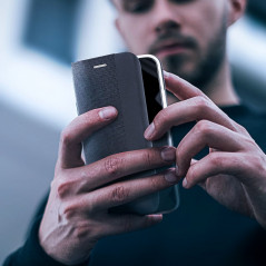 Peňaženkové puzdro Sensitive Book na Samsung Galaxy A55 Čierny 