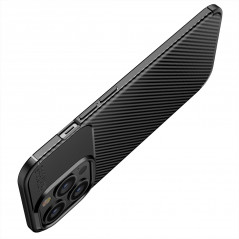 Kryt Carbon premium na Samsung Galaxy A55 Elegant  Čierny