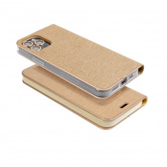 Peňaženkové puzdro LUNA Book Gold na Samsung Galaxy A55 Elegant  Zlatý 