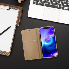 Peňaženkové puzdro LUNA Book Gold na Samsung Galaxy A55 Elegant  Zlatý 