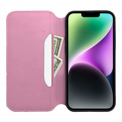 Peňaženkové puzdro Dual Pocket book na Samsung Galaxy A25 5G Svetlo ružový