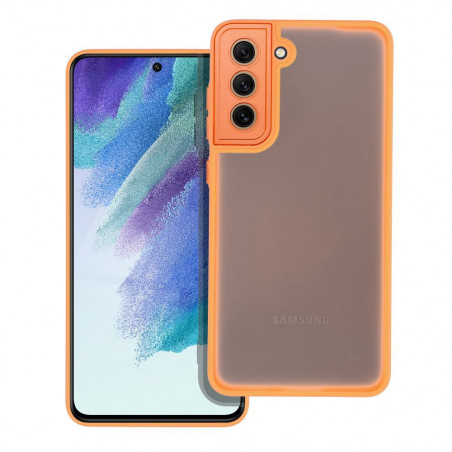 Kryt VARIETE na Samsung Galaxy S21 FE 5G Elegant  Marhuľovy