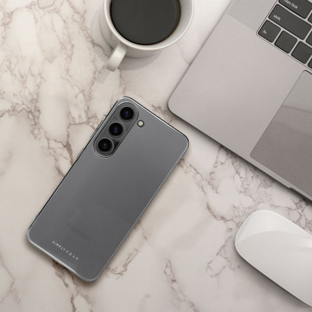 Kryt Roar Pure Simple Fit  na Samsung Galaxy S24 Transparentný