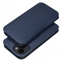 Peňaženkové puzdro Dual Pocket book na XIAOMI Redmi Note 13 Pro 4G Tmavší modrý