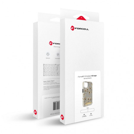 Kryt Forcell F-Pprotect Mirage na Apple iPhone 15 MagSAFE  Jarné kvety