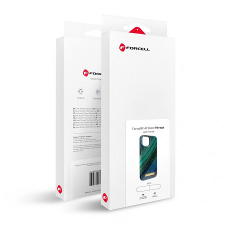 Kryt Forcell F-Pprotect Mirage na Apple iPhone 14 MagSAFE  Jadeitový mramor