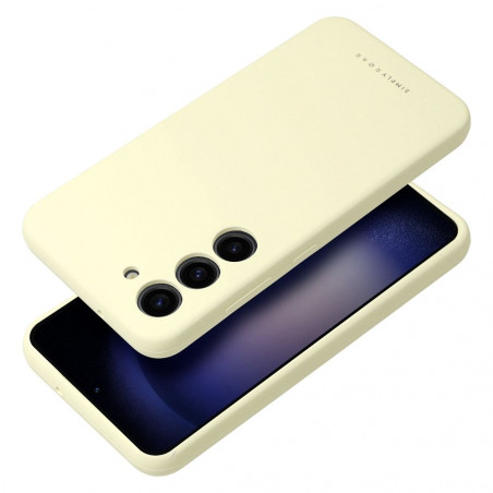 Kryt Roar Cloud-Skin na Samsung Galaxy A55 Svetlo žltý