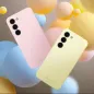 Kryt Roar Cloud-Skin na Samsung Galaxy A55 Svetlo žltý