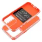 Kryt MATRIX na Apple iPhone 15 Pro Oranžový