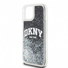 Kryt DKNY Liquid Glitters Arch Logo na Apple iPhone 11 Čierny