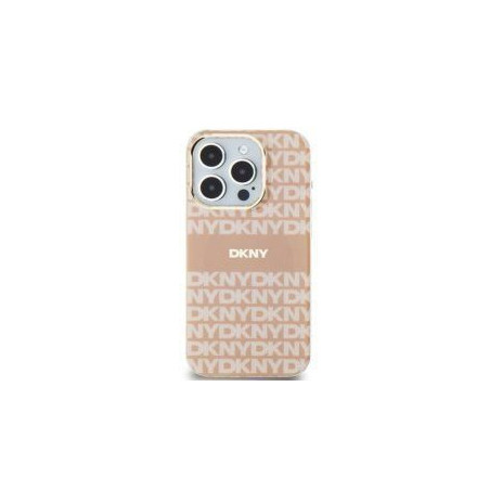 Kryt DKNY Repeat Texture Pattern Stripe na Apple iPhone 14 MagSAFE  Ružový