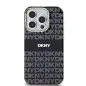Kryt DKNY Repeat Texture Pattern Stripe na Apple iPhone 15 Pro Max MagSAFE  Čierny